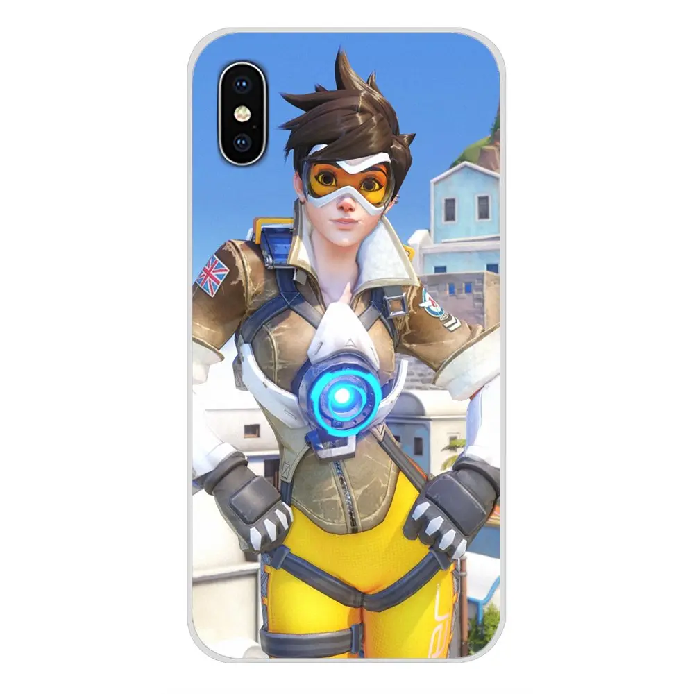 Чехлы для телефонов Overwatchs OW Game D.VA чехлы Xiaomi Redmi Note 3 4 5 6 7 8 Pro Mi Max Mix 2 2S Pocophone F1 |