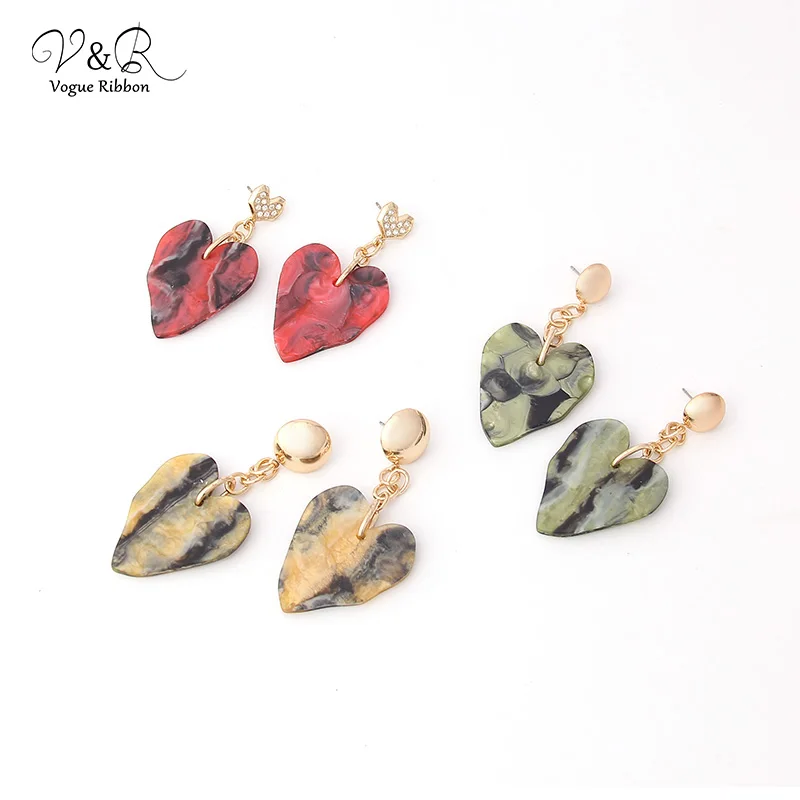 

DIY Handmade Jewelry Making Love Heart Charms Pendants Drop Dangle Earring Set Components Decoration Fashion Accessories DIY-064
