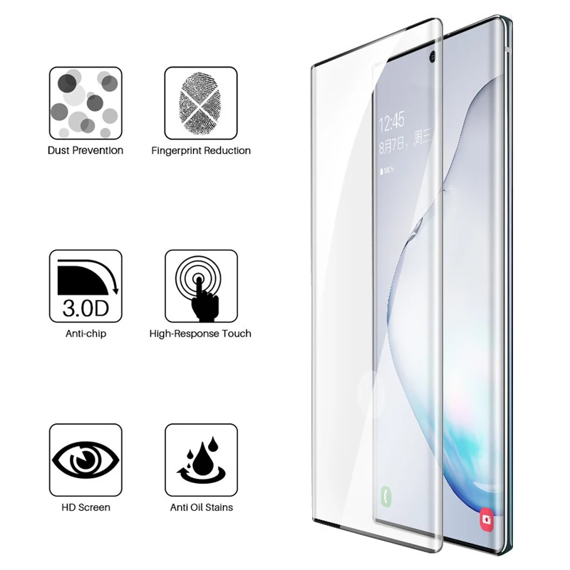 Защитное стекло для samsung galaxy note 10 pro plus Защитная пленка экрана glaxay note10 notes