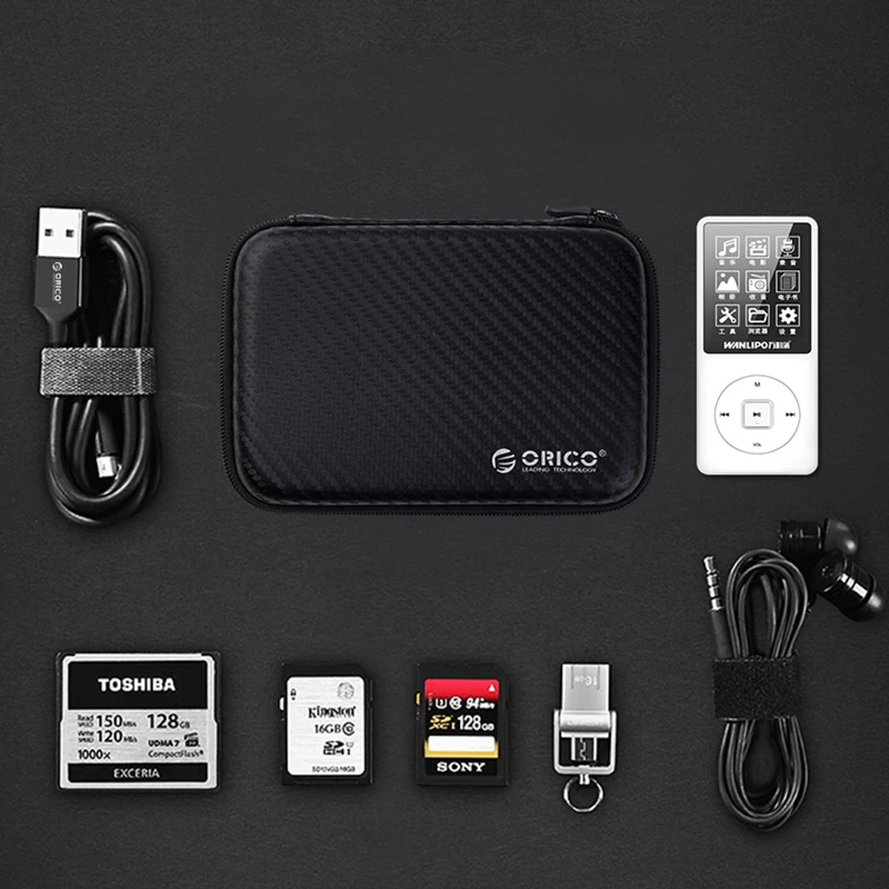 Защитный чехол для жесткого диска ORICO 2 5 дюйма HDD SSD двухслойный антистатический
