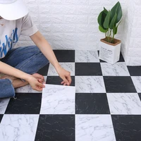 morden waterproof floor stickers self adhesive marble wallpapers kitchen house renovation ground contact paper wall home decor