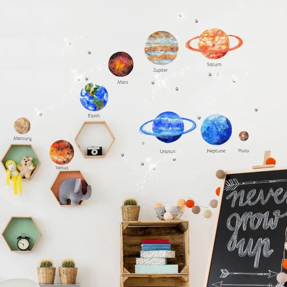 Фотофон с акварелью Funlife 9 Светящиеся Настенные наклейки растениями светящаяся