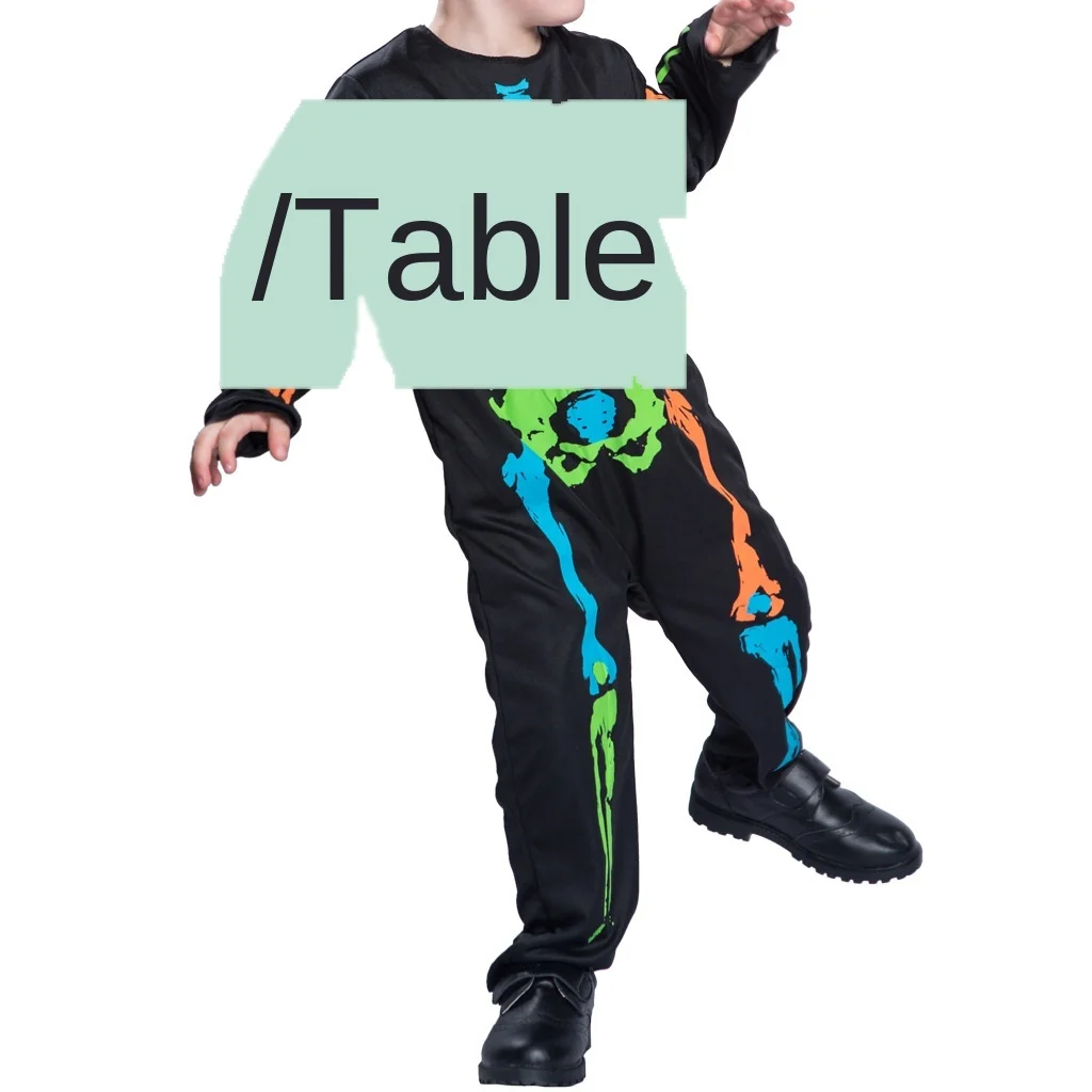 Косплей Детский костюм на Хэллоуин вечерние милый красочный цельный с черепом |