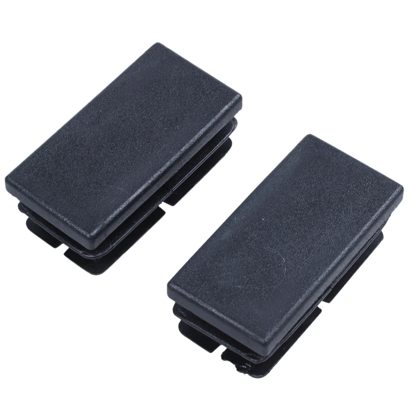 8 Pcs Black Plastic Rectangular Blanking End Caps Inserts 20mm x 40mm | Мебель