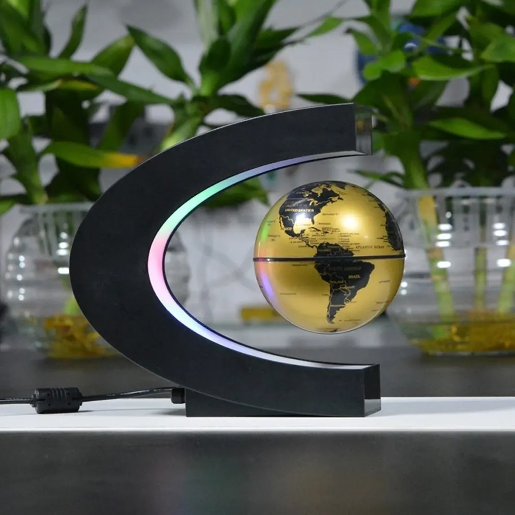 

Floating Magnetic Levitation Globe Light World Map Ball Lamp Lighting Terrestrial Globe novelty lamp Office Home Decoration