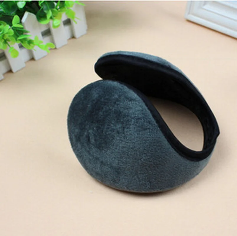 Зимние флисовые теплые наушники унисекс для мужчин и женщин плюшевые тканевые