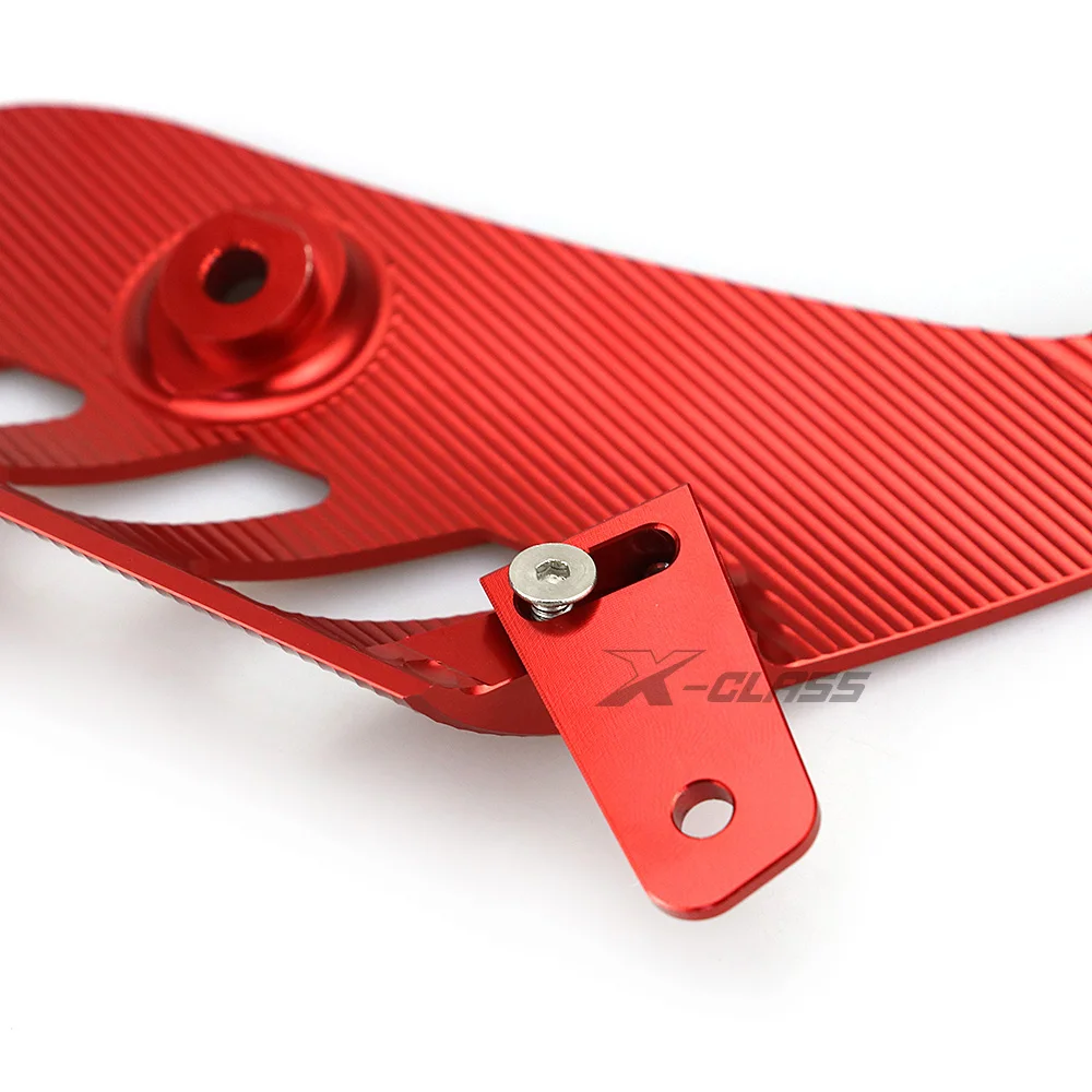 Переднее колесо мотоцикла рокер амортизатор боковая крышка протектор Красный CNC