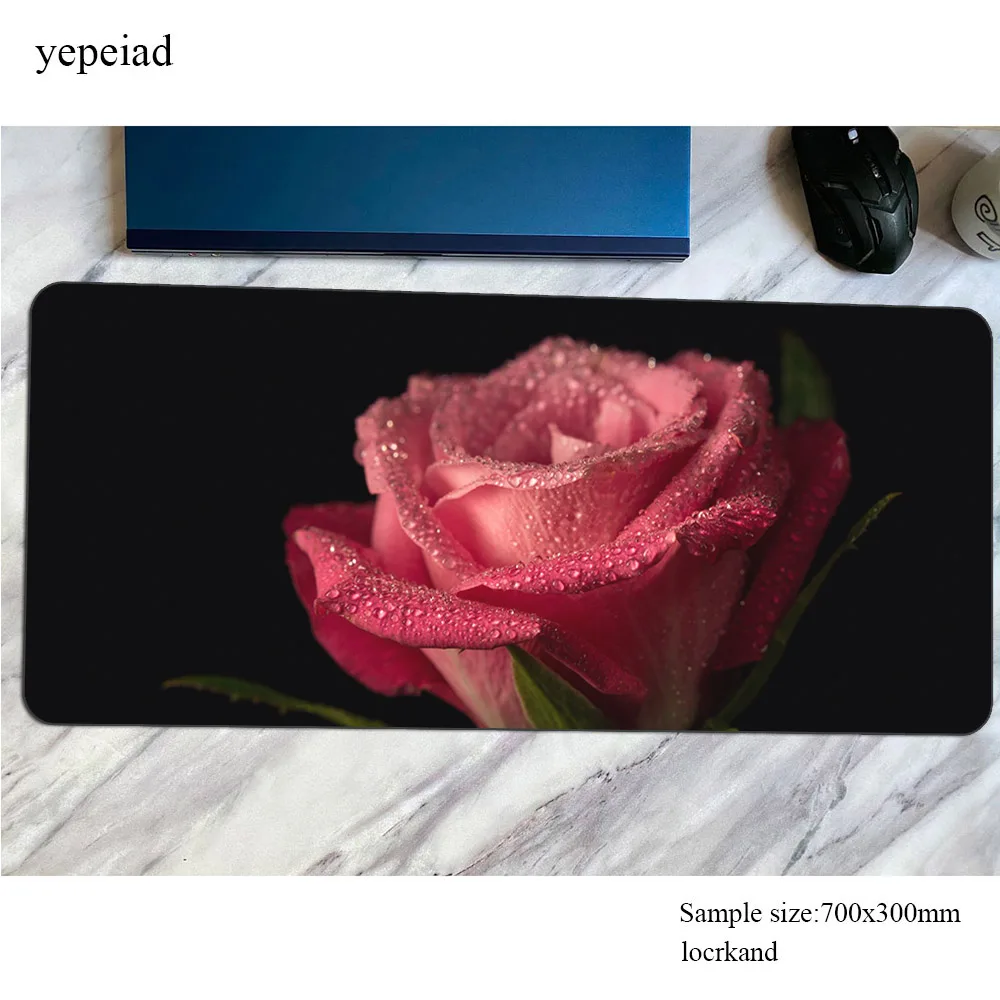 

Розовый коврик для мыши 900x400 мм, игровой коврик для мыши, 3d ПК, большой коврик для компьютера, модные протекторы для ноутбука и стола