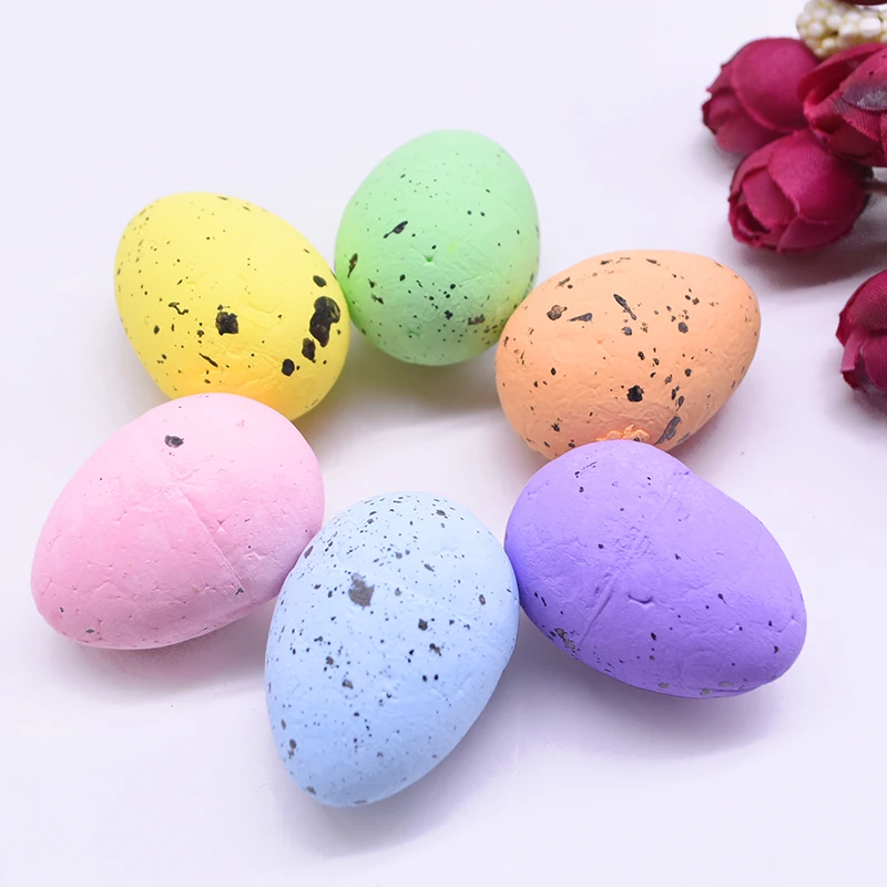 4*3cm Happy Easter Eggs Styrofoam eggs Ball DIY Decorations For Home Party Favor Handmade Kids Gift Ornaments | Дом и сад