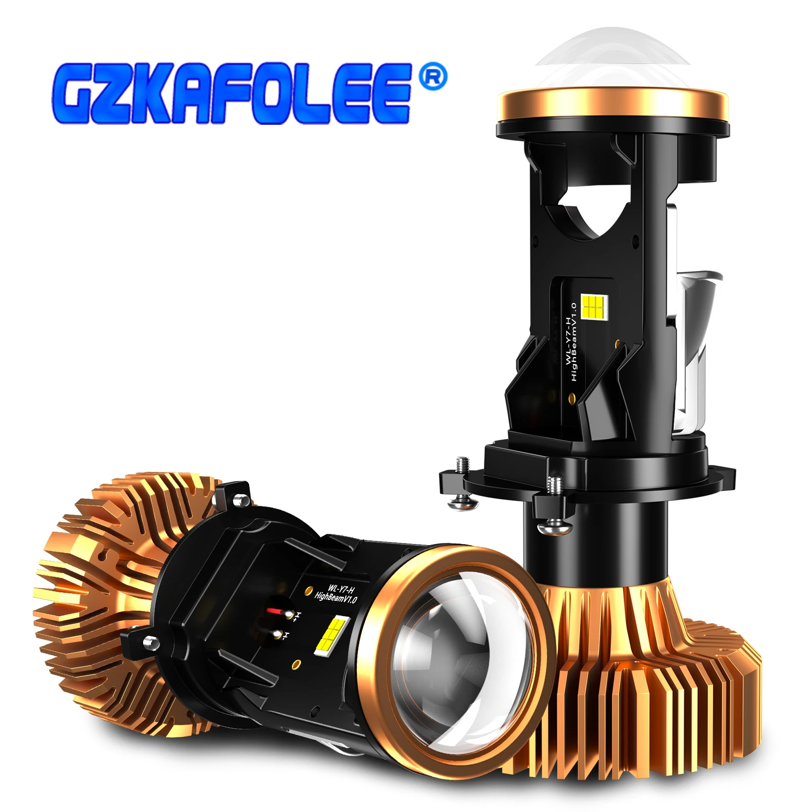 

Canbus H4 LED 30000LM 9003/HB2 RHD/LHD Headlight Bulbs with Projector Lens 6000K For Car Motorcycle Plug Play Error-free bulb