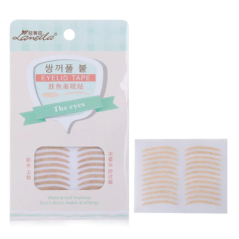 Большие красивые глаза наклейки телесного цвета веко водонепроницаемый Скрытый
