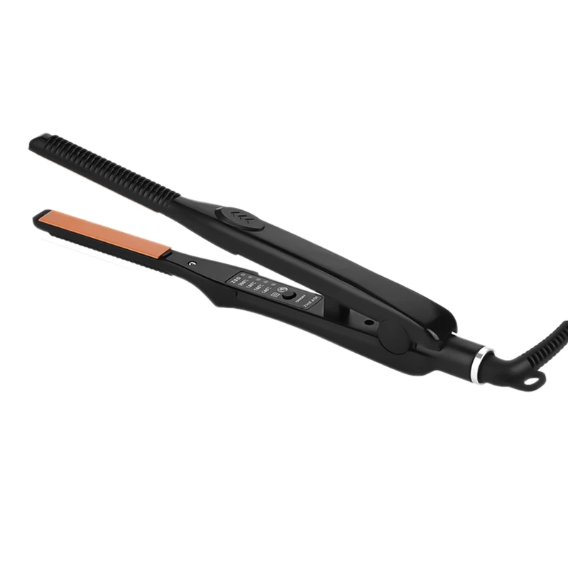Ultra-Thin Hair Straightener Curler Professional Ceramic Flat Iron for Short Fast Styling Adjustable Tools | Красота и здоровье