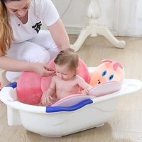 cartoon newborn bath tub seat mat shower portable bed baby bath pad non slip bathtub mat newborn baby safety security bath seat