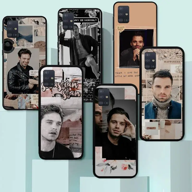 

Sebastian Stan Bucky Barne Phone Case TPU for Samsung Galaxy J2 J4 J5 J6 J7 J8 Note 5 7 8 9 10 20 2018 cover