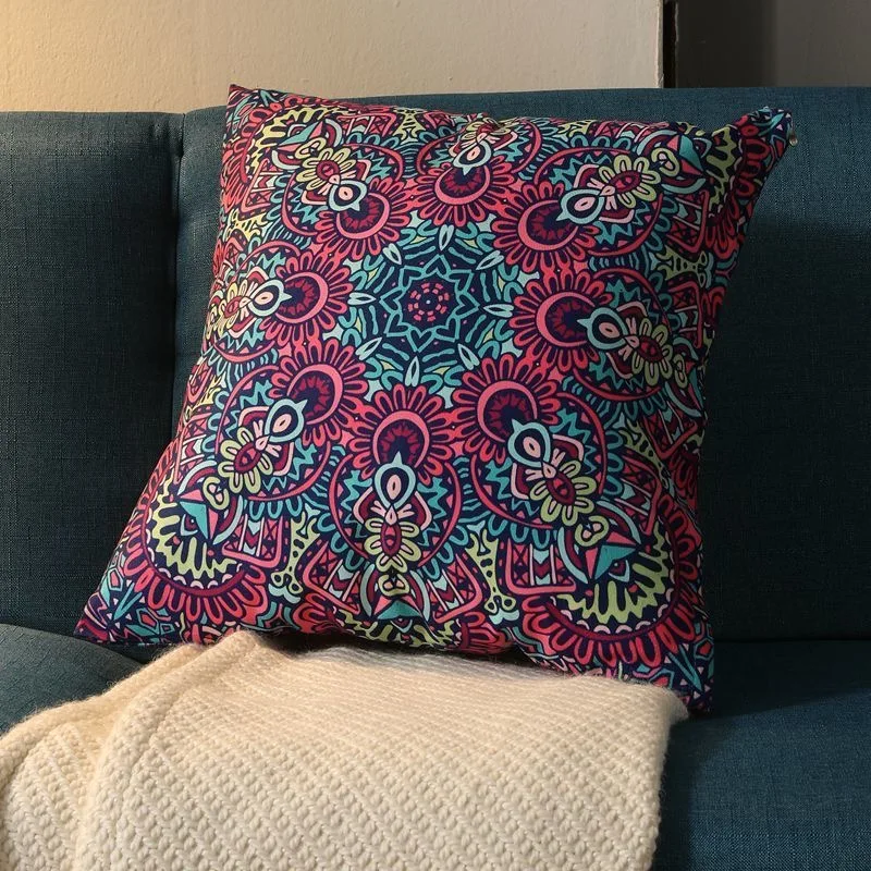 

Mandala Geometric Bohemia Sofa Cushion Cover Pillowcase Home Living room Decoration Throw Pillow Covers Chair Cushions 45*45cm