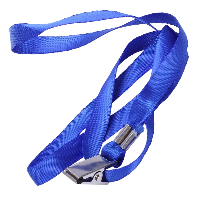 5 шт. зажим металлический синий шнурок шейный ремешок для держатель карт|Бейджи и