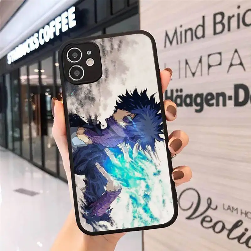 

Dabi Boku My Hero Academia Phone Case Matte Transparent for iPhone 7 8 11 12 s mini pro X XS XR MAX Plus cover funda