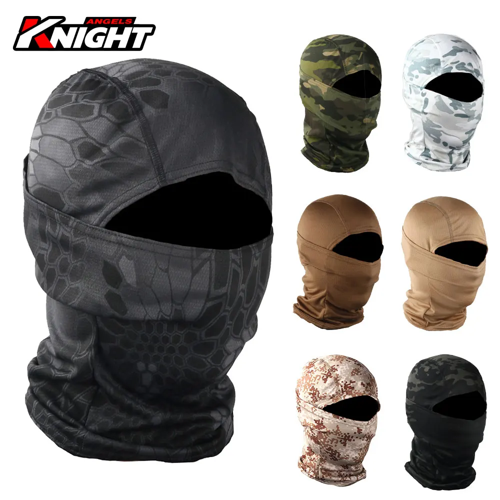Камуфляжная Балаклава HEROBIKER мотоциклетная маска для лица охотничий шлем кепка