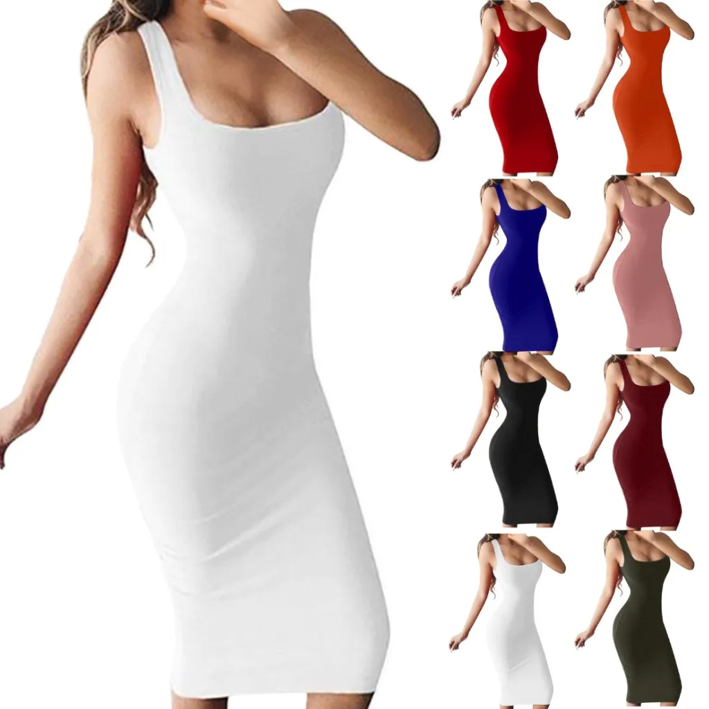 Элегантное модное женское однотонное Короткое мини платье Летнее без бретелек