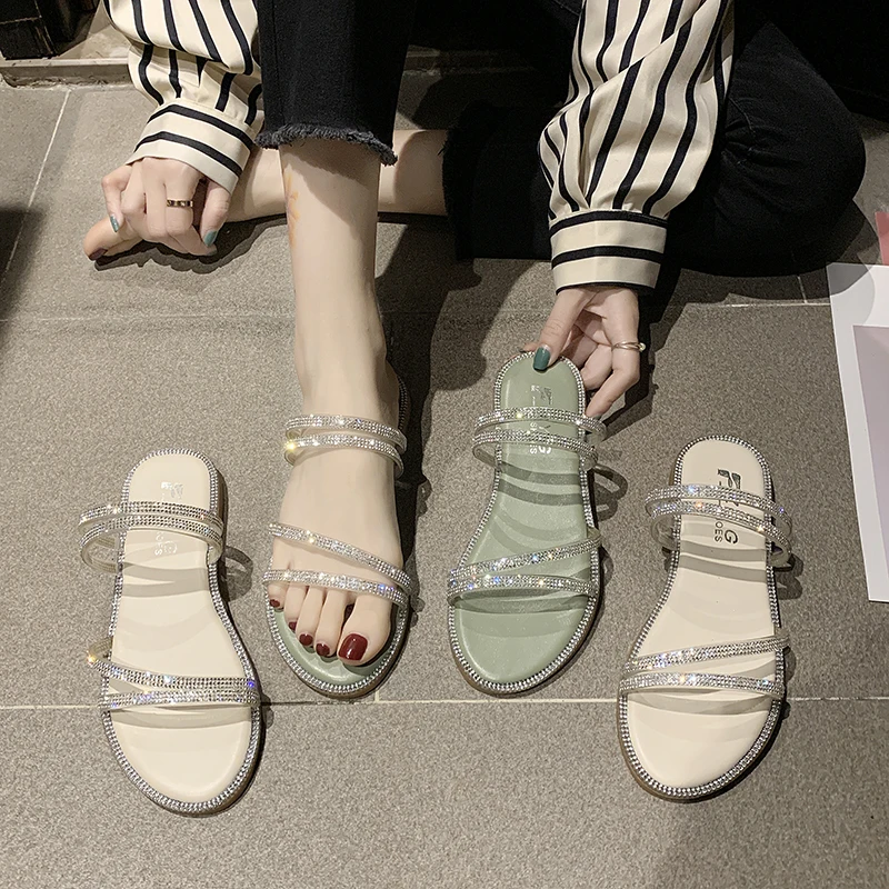 

Босоножки 2021 Новинка женские летние босоножки из двух частей