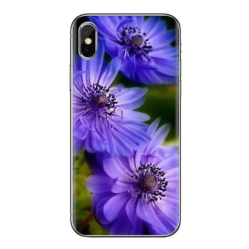 Чехол из ТПУ для sony Xperia Z Z1 Z2 Z3 Z5 compact M2 M4 M5 E3 T3 XA Aqua LG G4 G5 G3 G2 Mini Blue Cornflowers Butterfly Delphinium |