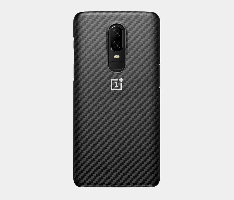 Carbon Оригинальная коробка A6003 6,2" Чехол для Oneplus 6 1+ 6 силиконовый песчаник нейлон черное дерево карбоновый бампер откидная задняя крышка - Цвет: Carbon