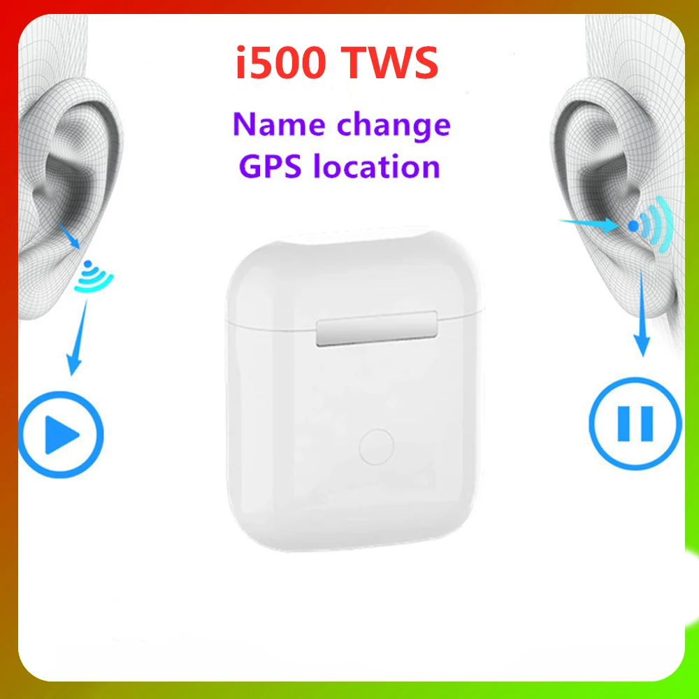 Новинка TWS Bluetooth I500 гарнитура наушники 6D сабвуфер Android PK I30 I90 I000 Pro телефоны