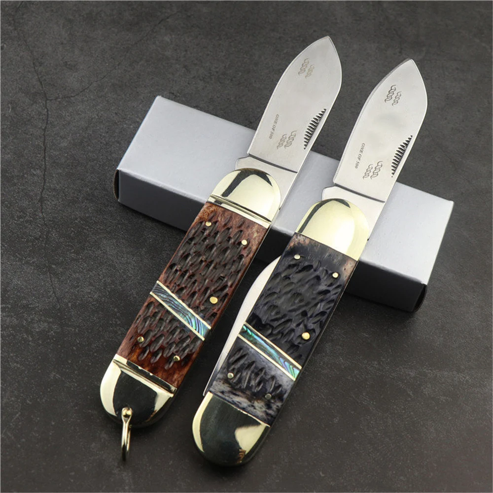 Складной нож Sunfish светильник двойной для фруктов окрашенная медь ручка из