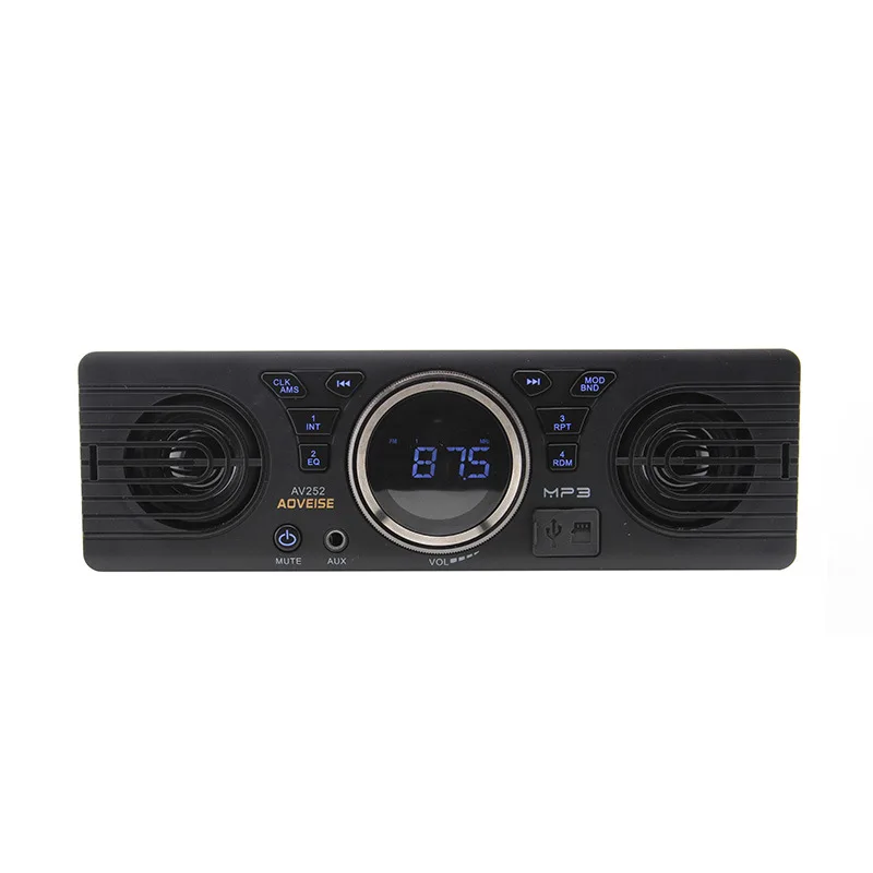 

12V Car SD Card MP3 Audio Electric Radio with Speaker Bluetooth Host Speaker AV252