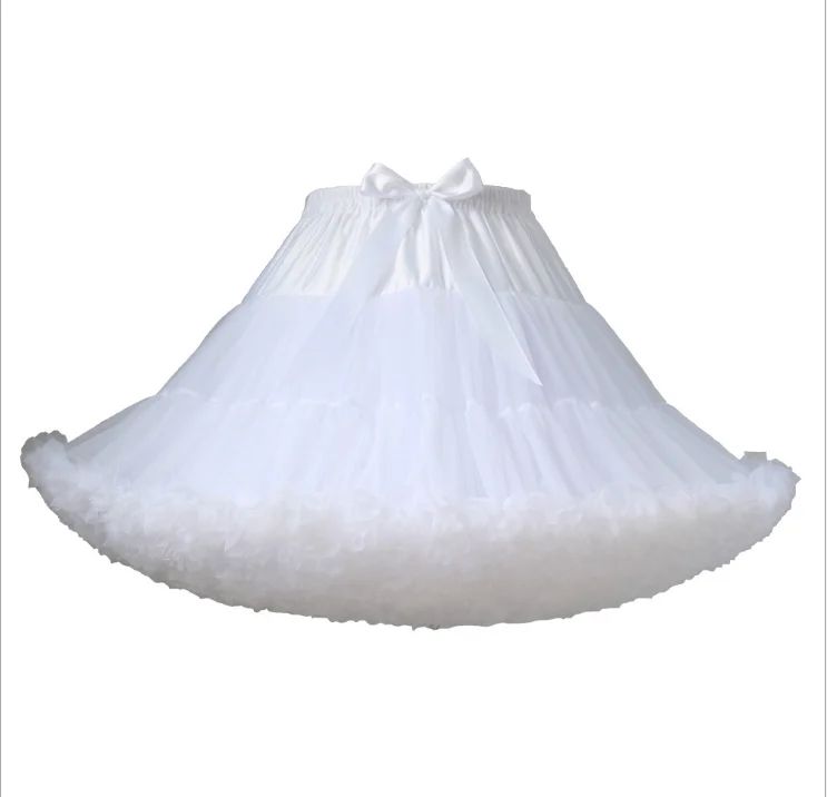 pure white Горячая Распродажа женские Мини Тюль для нижней юбки пышная короткая винтажная Свадебная подвенечная Нижняя юбка рокабилли пачка - Цвет: pure white