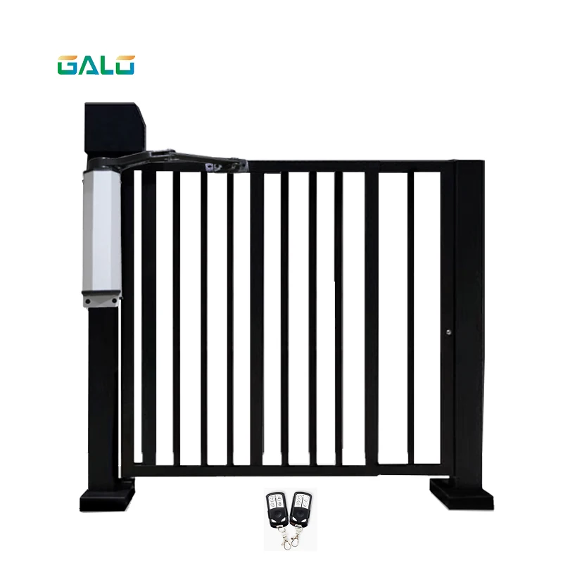

Side-mounted Flat Door Opener Closer Electric Boom Operators 90 Degree Contactless Arm Automatic Community Access Side Door Gate