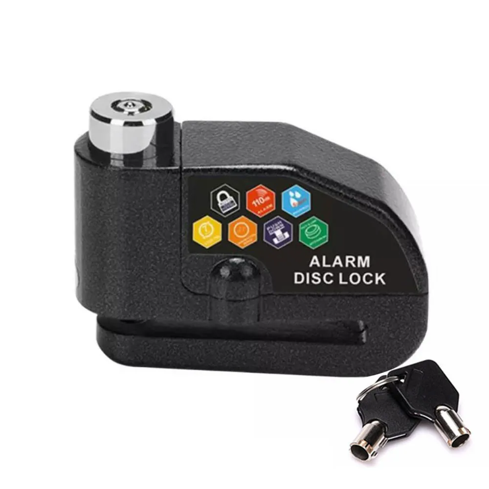 Замок сигнализации для мотоцикла Противоугонная сигнализация скутера колеса