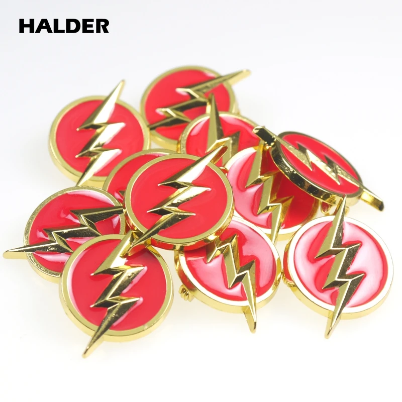 BR0057 HALDER The Flash капитан Марвел модные ювелирные изделия Броши Булавки на лацкан сумка значок для рюкзака аксессуар подарок украшение одежды
