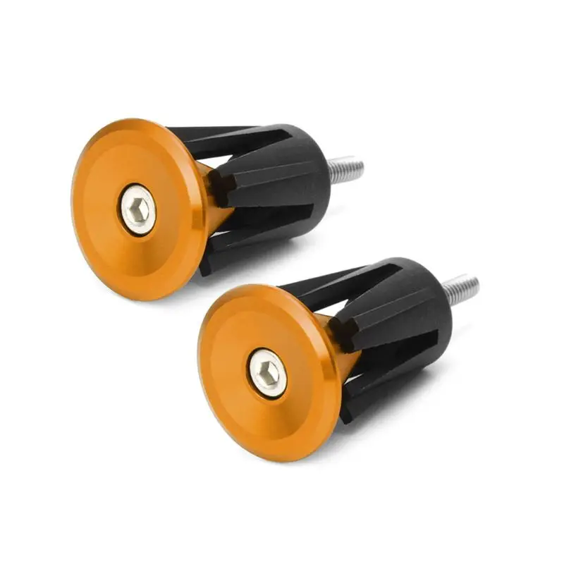 1 пара алюминиевых ручек для велосипеда MTB шоссейного рукоятка заглушки крышки