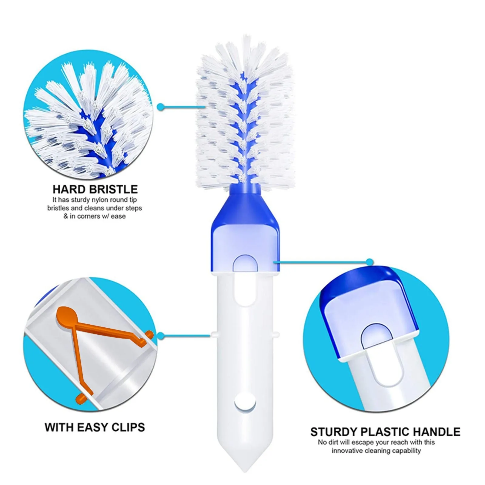 Щетки для углов бассейна щетки ванны с горячей водой и плитки аксессуары щетка