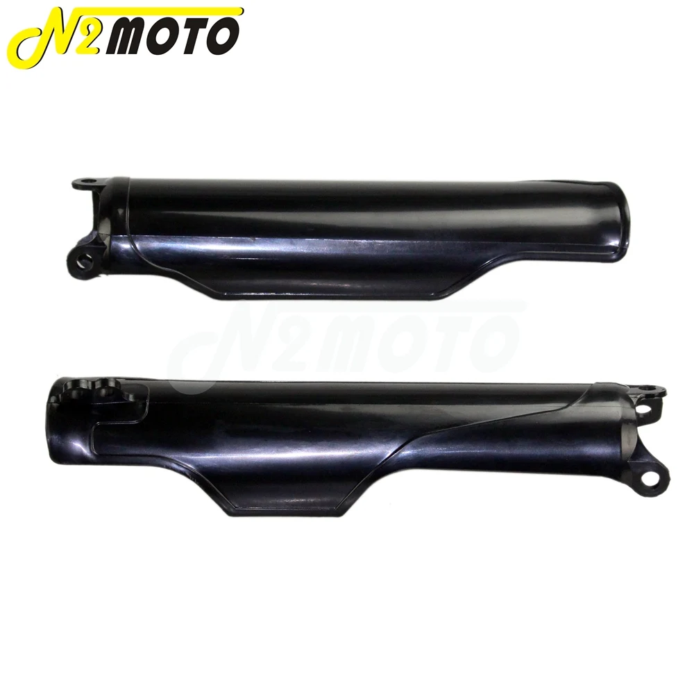 Черные защитные чехлы на переднюю вилку накладки вилки для Honda CR125 CR250 CR500 CRF250R CRF450R