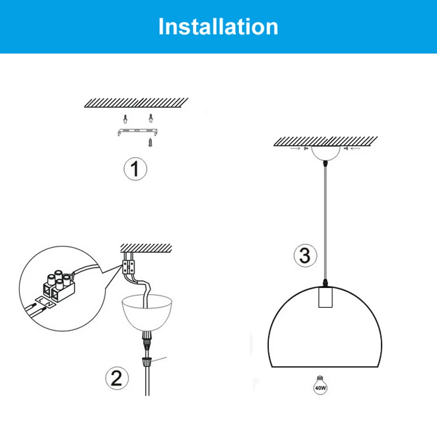 Cristal ámbar claro nórdico lámpara para comedor habitación AC 90-260V Loft Industrial E27 colgante lámparas colgantes lámpara colgante de techo