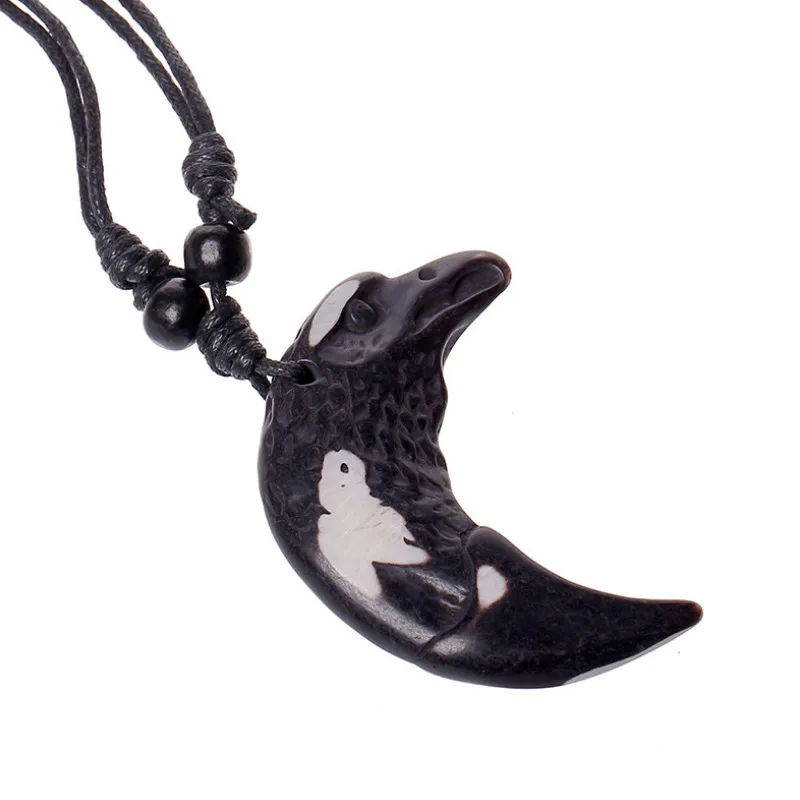 Модное винтажное ожерелье с подвеской в виде орла стиле панк Очаровательная цепь