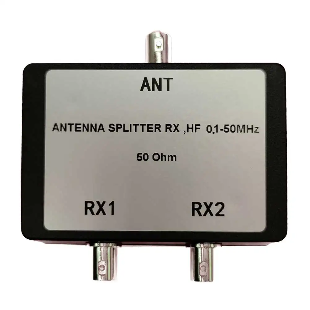 Металлическая антенна сплиттер оборудование портативный RX HF 1-50 МГц радио связи
