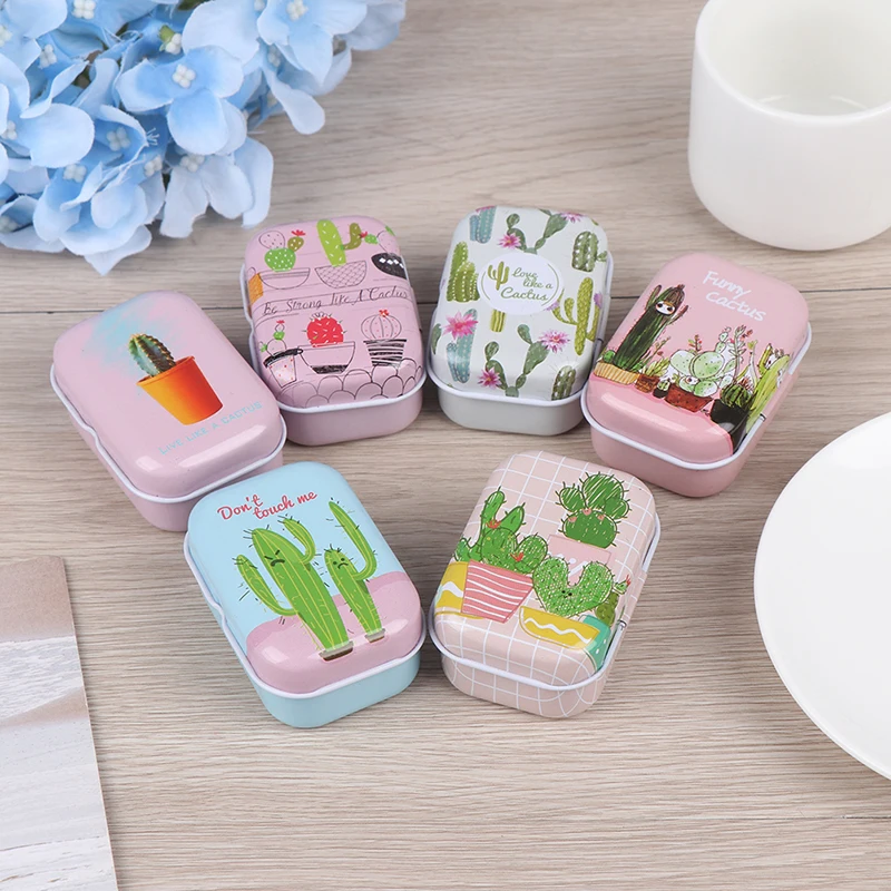 

Mini Elegant Flower Tin Box DIY Candle Jar Balm Round Empty Iron Box Portable Lipstick Zipper Cream Storage Box