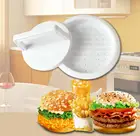 Новый Круглый Форма гамбургер Пресс Еда-Класс Пластик гамбургер мяса говядины гриль гамбургер Пресс Пэтти чайник Форма для кухни инструмент