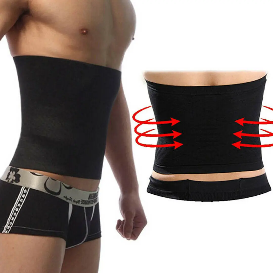 

New Fashion Shaperwear Waist Trainer Men Abdomen Fat Burner Corset Beer Belly Body Shaper Slimming Waist Trimmer Belt