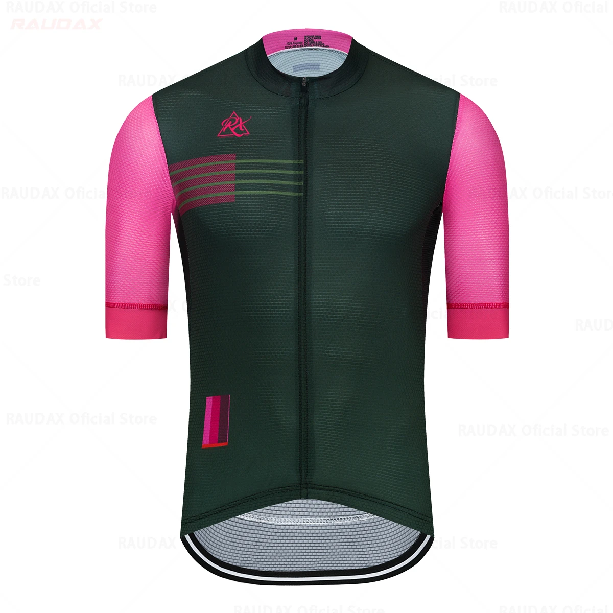 Мужская одежда 2021 команда Raudax RX Areo Велоспорт Джерси Mtb с коротким рукавом