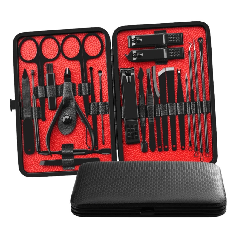 

23 stainless steel manicure sets
