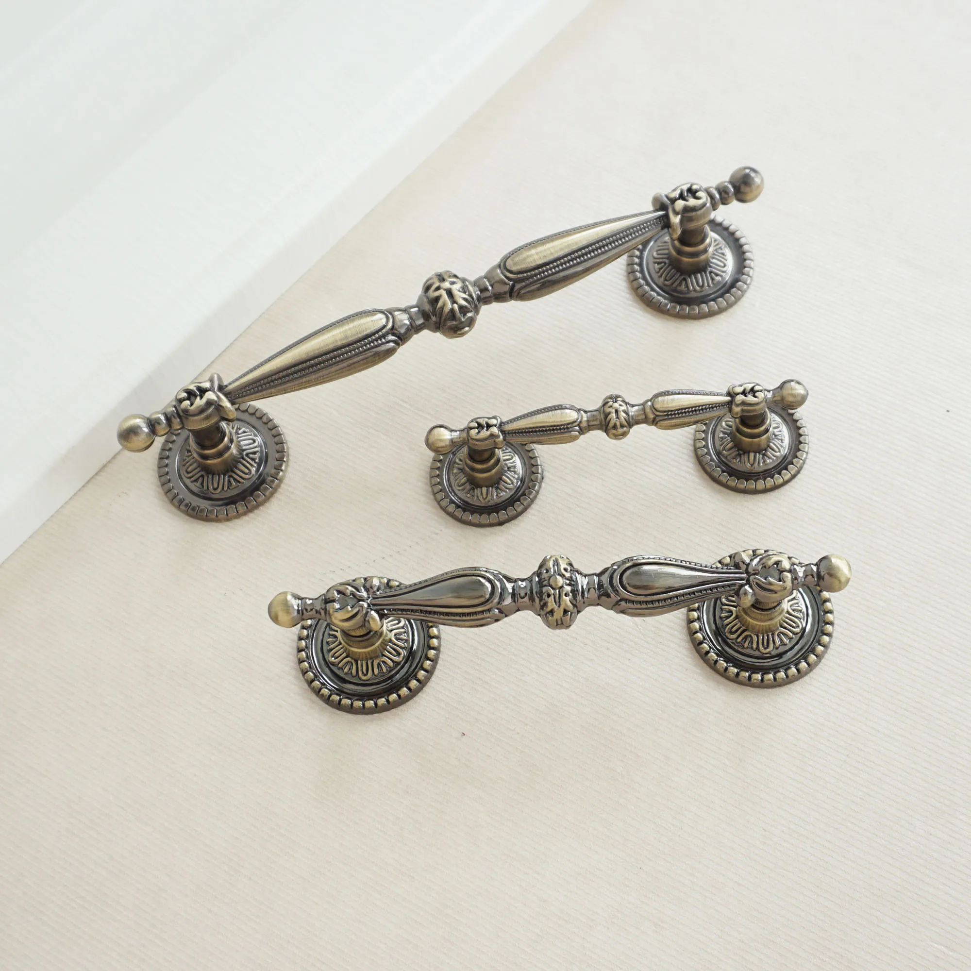 Винтажная ручка для телефонного шкафа выдвижной ящик антикварная бронзовая