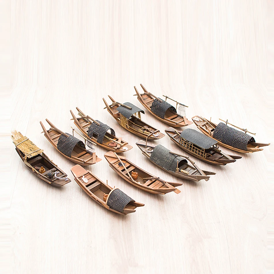 Модель парусная лодка 15/25 см Игрушечная модель миниатюрная деревянная ручной