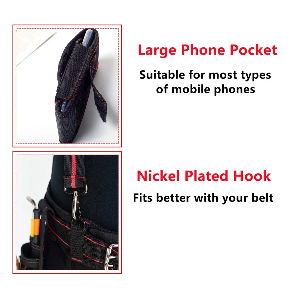 

Tool Belt Suspenders Multifunction Men Suspenders Classic Y-Type Adjustable Straps Electrician Tool Belts Clips Tool Belt