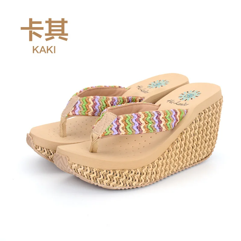 2019 г. Новые Летние Стильные женские шлепанцы нескользящие Вьетнамки Лидер продаж