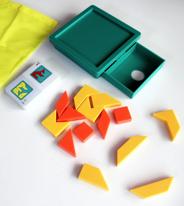 

Little Baby Children's Intelligence Game Toy IQ Thought Seven Sketchpad Innovation Pattern B Inclined Plate Triangle