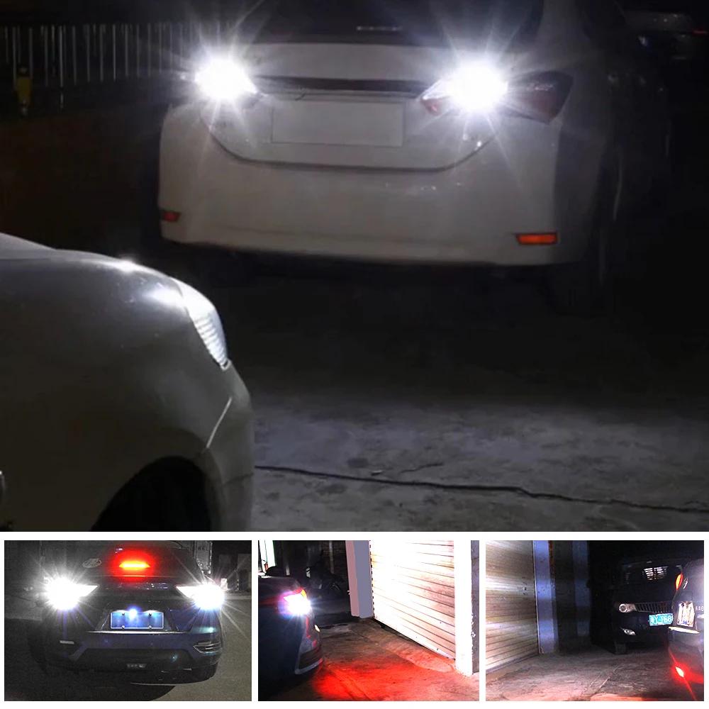 Светодиодная лампа задсветильник хода 2 шт. заднего P21W BA15S 7506 1156 Canbus для Opel Astra F G H